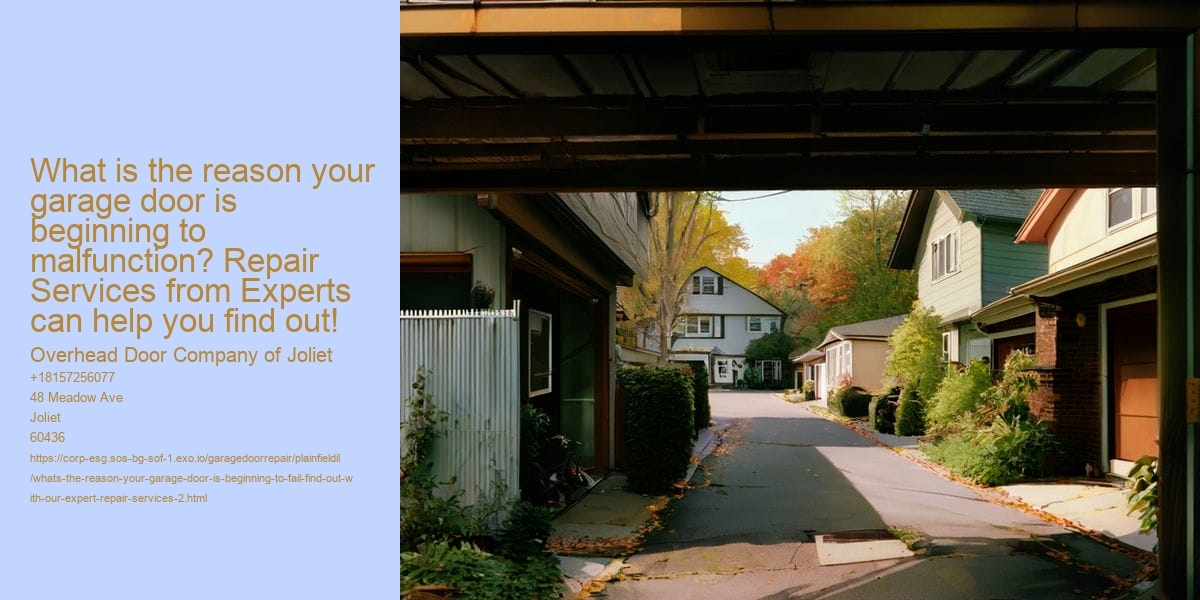 What's the reason your garage door is beginning to fail? Find Out With Our Expert Repair Services!