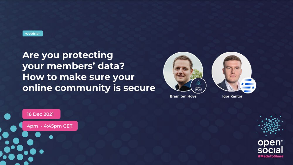Are you protecting your members’ data? How to make sure your online community is secure