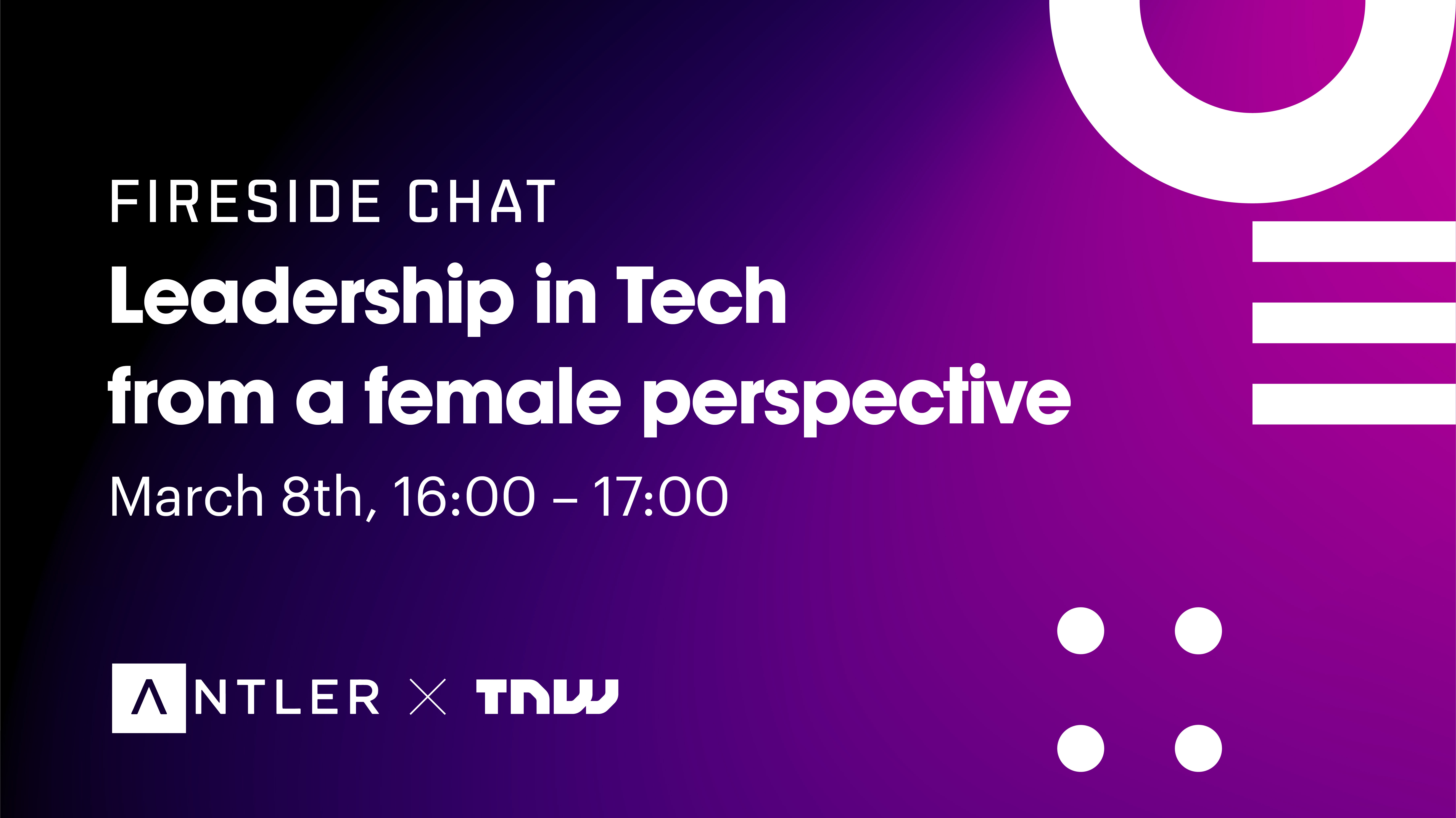 Fireside chat: Leadership in Tech from a female perspective