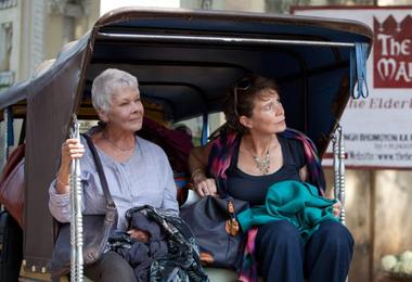 Judi Dench and Celia Imrie in The Best Exotic Marigold Hotel