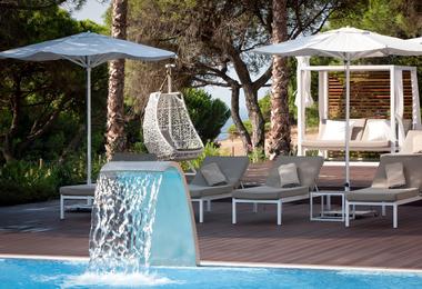 Picture of pool area at Epic Sana