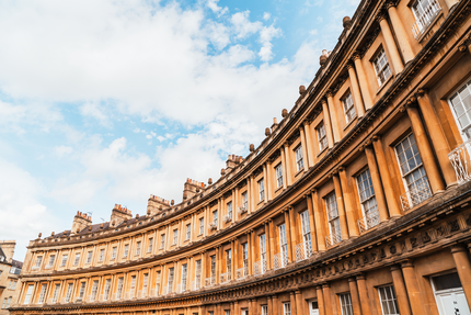 The Royal Crescent in Bath