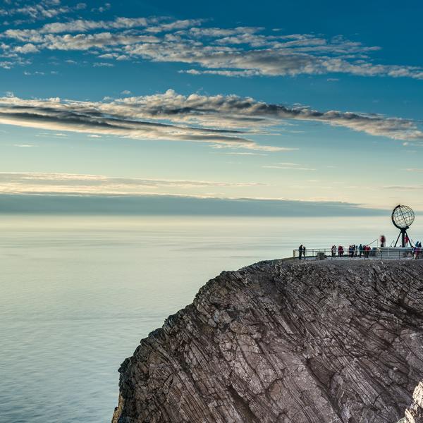 Nordkapp, the most northerly point of Europe