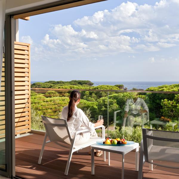 view from the balcony of Epic Sana spa resort in the Algarve, portugal