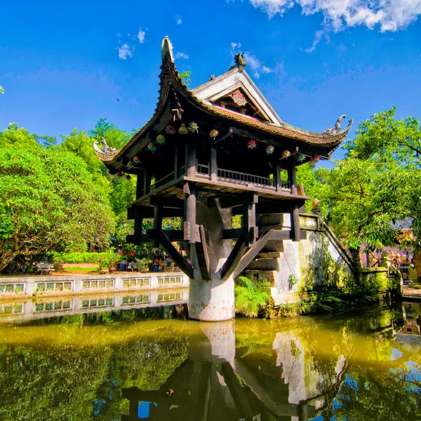 One Pillar pagoda in Hanoi