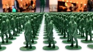 40000-toy-soldiers-highlight-plight-of-injured-British-veterans