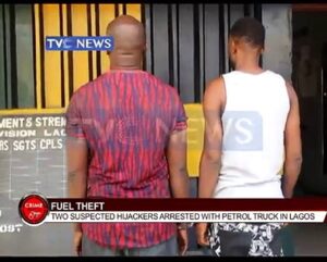 Two-suspected-hijackers-arrested-with-petrol-truck-in-Lagos