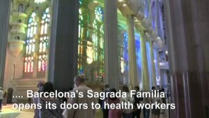 Barcelonas-Sagrada-Familia-reopens-for-health-workers