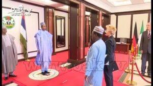 Buhari-receives-letter-of-credence-from-German-Ambassador-to-Nigeria
