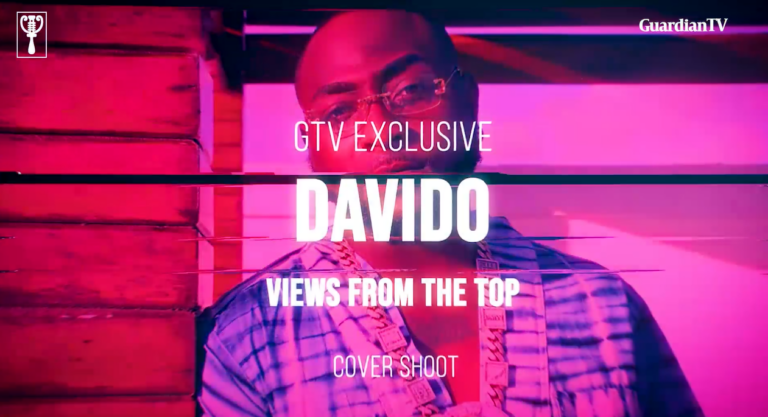 Davido: View from the top cover shoot –  Behind the Scenes