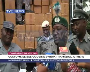 Customs-seizes-codeine-syrup-tramadol-other-smuggled-products