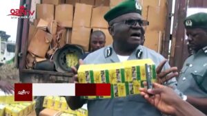 Customs-seizes-illegally-imported-truck-loads-of-rice-SUVs