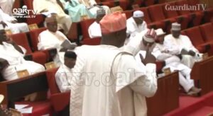 Dino-Melaye-puts-Keyamo-on-the-spot-asks-nominee-to-recite-National-Anthem