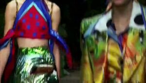 Dolce-Gabbana-take-fashionistas-on-a-jungle-trek-at-Milan-show