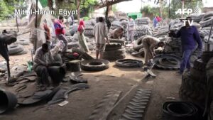 Egypt-village-turns-a-profit-on-used-tyres