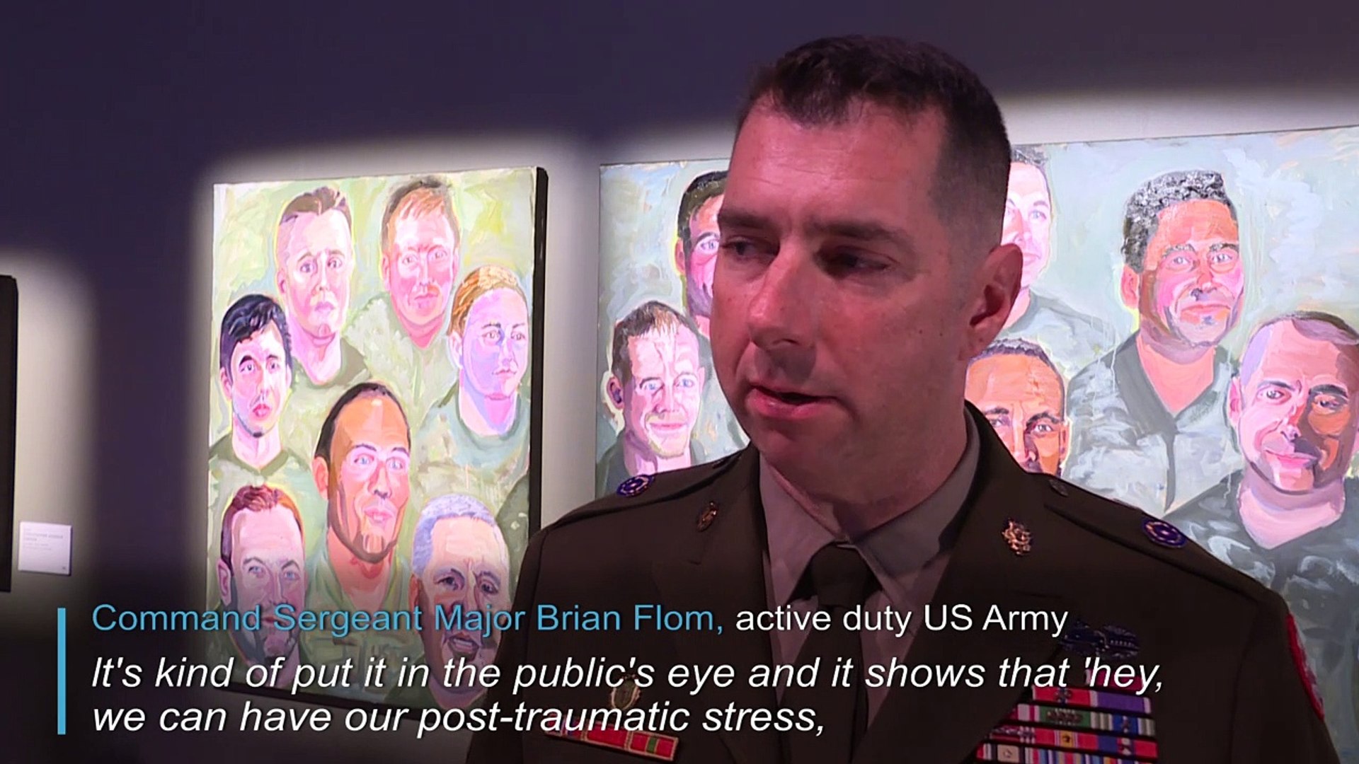 Ex-president-Bushs-paintings-tell-of-toll-on-those-he-sent-to-war