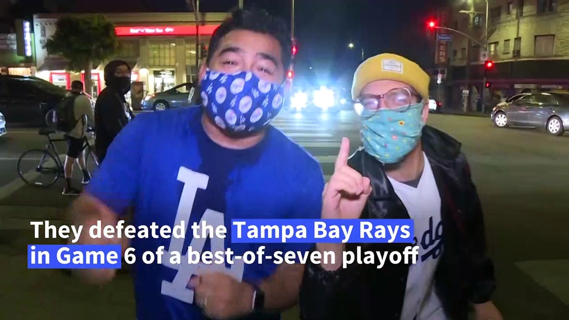 Fans-celebrate-as-Dodgers-end-World-Series-drought-with-3-1-victory-over-Rays
