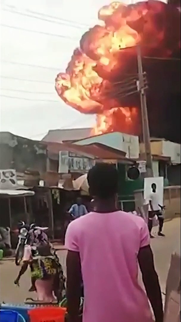 Fire-Guts-Petrol-Station-In-Ibadan-Oyo-State