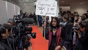 Former-FARC-rebels-hold-fashion-show-in-Colombian-Congress