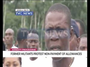 Former-militants-protest-non-payment-of-allowances