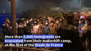 French-police-crack-down-on-migrant-camp-near-Paris