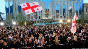 Georgians-rally-against-ruling-partys-foreign-funding-bill