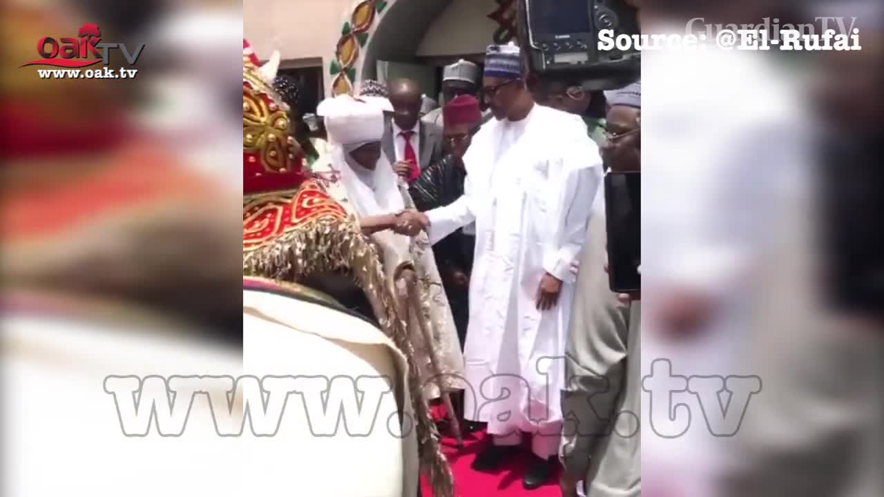 How-Zazzau-Emirate-honoured-Buhari-with-horse