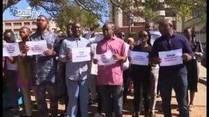 How-suspected-hoodlums-attack-free-Sowore-protesters-beat-up-Deji-Adeyunju