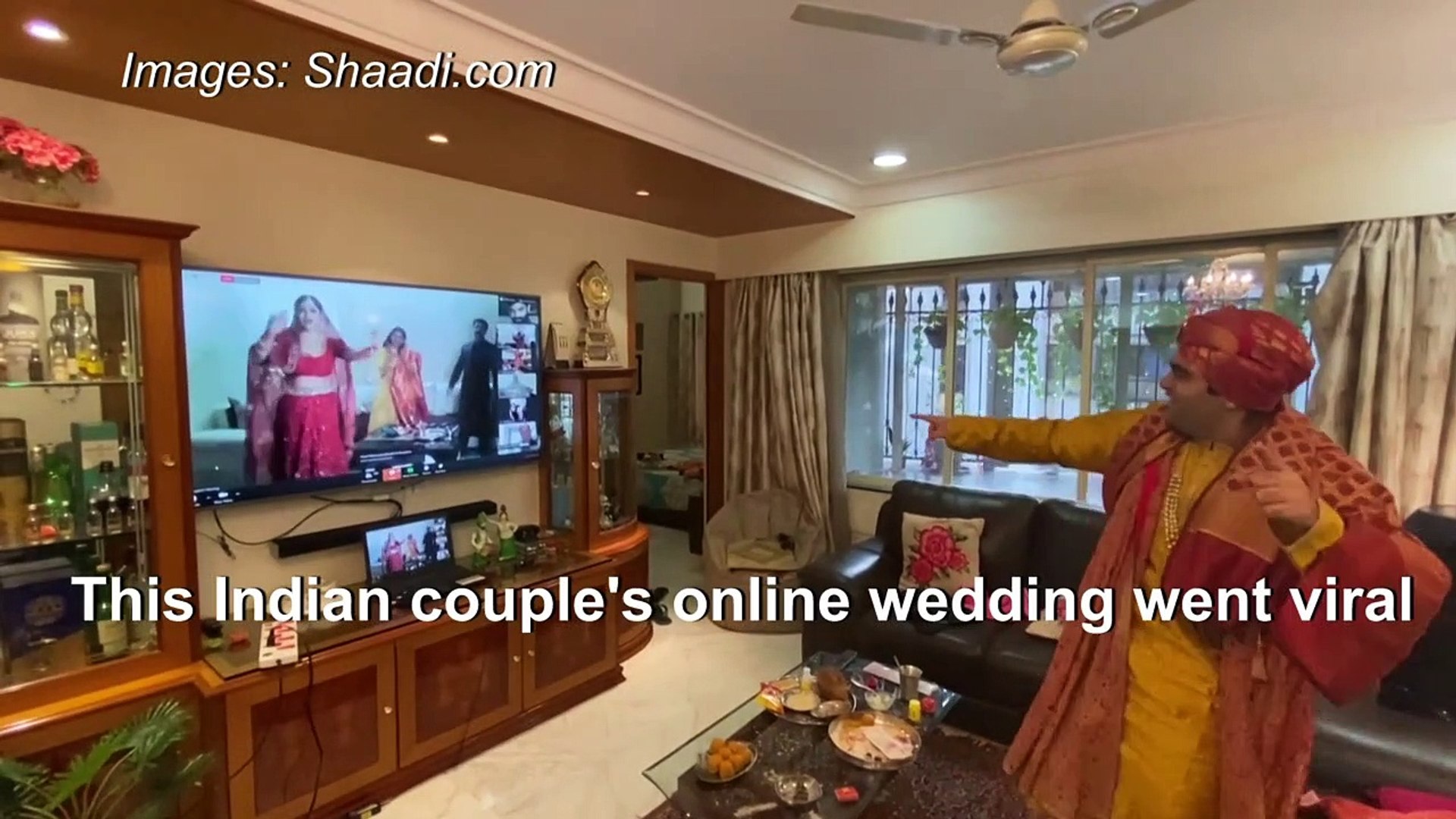 Indias-lavish-weddings-go-online-in-virus-lockdown