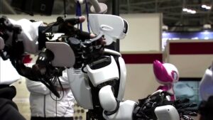 Japanese-companies-exhibit-robots-to-help-care-for-a-rapidly-aging-society