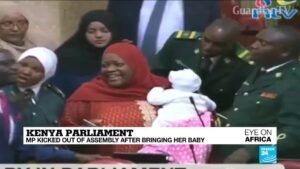 Kenyan-MP-kicked-out-of-parliament-for-bringing-her-baby
