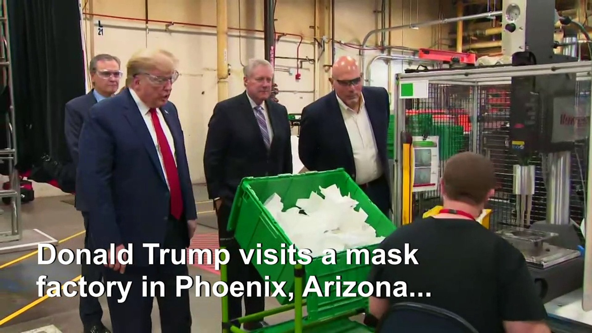 Live-and-Let-Die-Trump-wears-goggles-but-no-mask-at-factory-tour