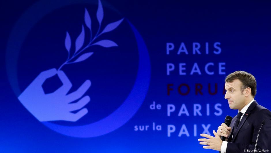 Macron-tells-world-leaders-nationalism-is-war-at-Paris-summit