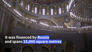 Massive-mosaic-completed-inside-Serbian-church