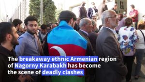 Men-flock-to-military-recruitment-centers-in-Azerbaijan-during-a-partial-mobilisation