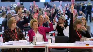 Merkel-meets-new-SPD-leaders-amid-coalition-tensions