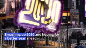 New-Yorkers-celebrate-Good-Riddance-Day-at-Times-Square