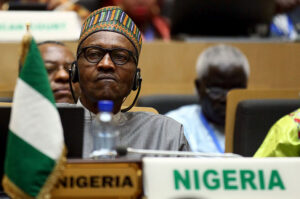 Nigeria’s President Muhammadu Buhari attends the opening ceremony of the 26th Ordinary Session of the Assembly of the African Union at the AU headquarters in Ethiopia’s capital Addis Ababa