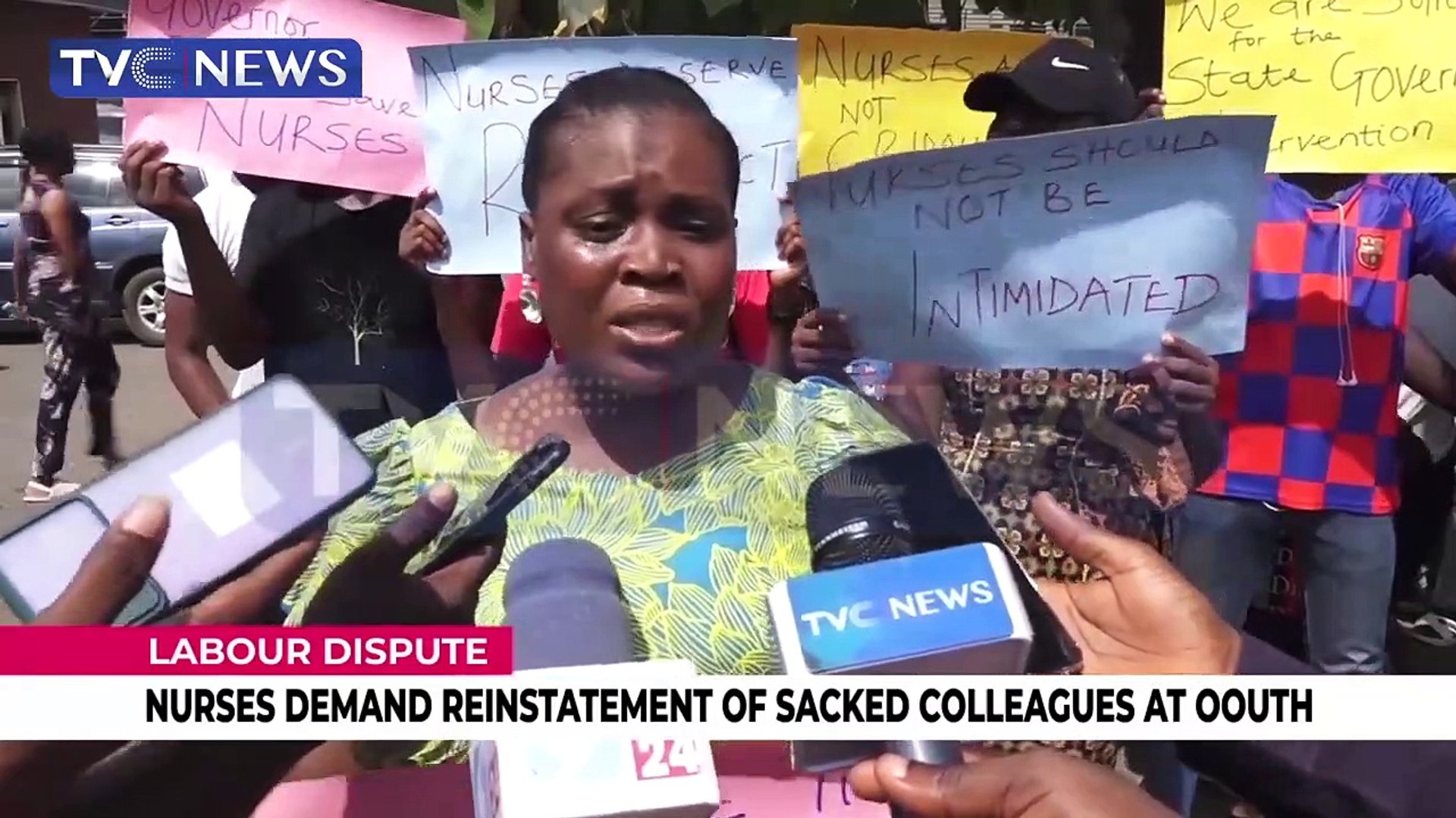 Nurses-demand-reinstatement-of-sacked-colleagues-at-OOUTH