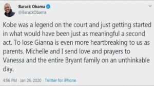 Obama, Trump, Kanye West, and others mourn Kobe Bryant’s death