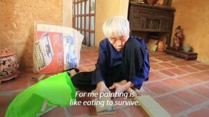 Octogenarian-Vietnamese-artist-gets-first-solo-exhibit
