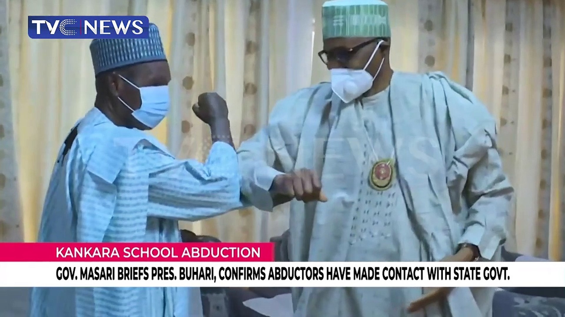 Governor-Masari-briefs-Pres.-Buhari-confirms-abductors-have-made-contact-with-State-Govt
