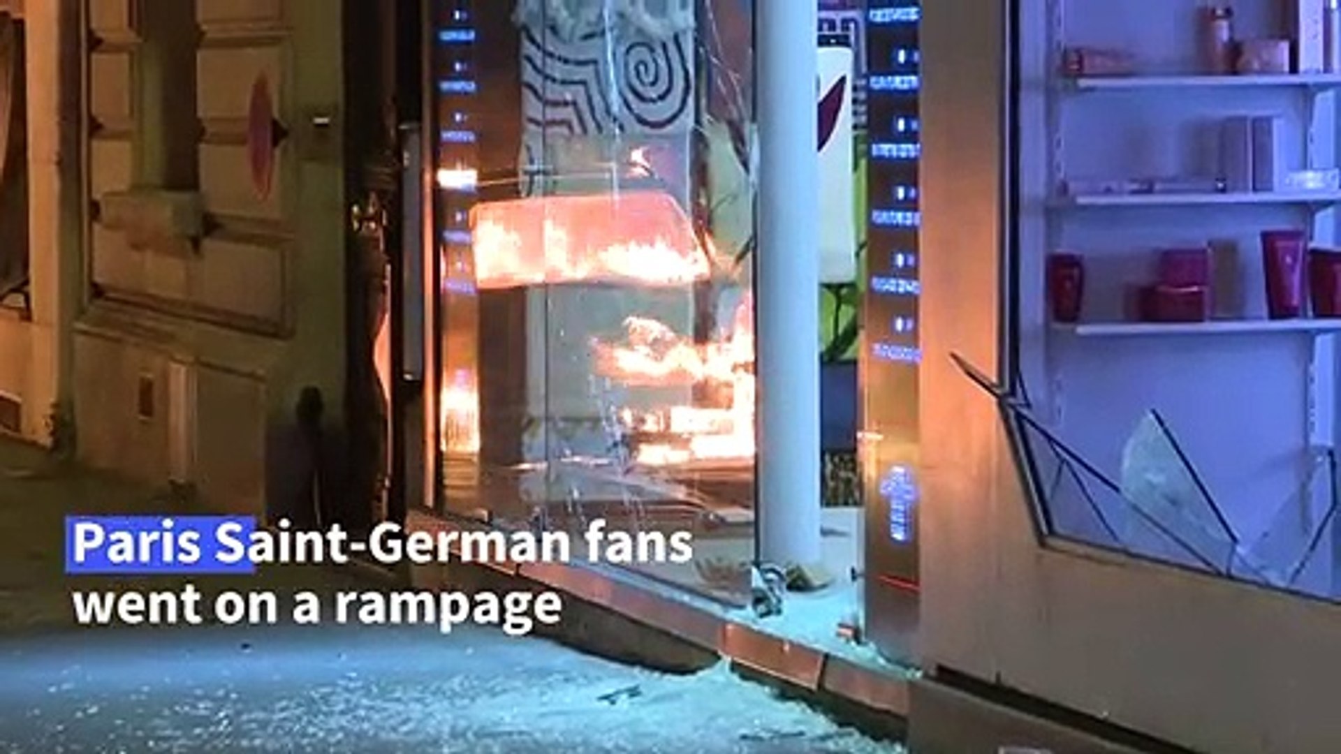 PSG-fans-rampage-in-Paris-after-Champion-League-final-loss