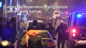 Police-clash-with-Catalan-protesters-outside-Camp-Nou-stadium-during-Clasico