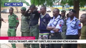 Police-kill-two-bandits-arrest-thirty-suspects-rescue-nine-kidnap-victims-in-Zamfara