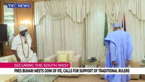 President-Buhari-meets-Ooni-Of-Ife-calls-for-support-of-traditional-rulers
