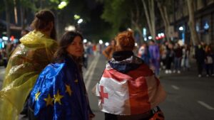 Protests-erupt-as-Georgia-moves-forward-with-Russian-style-foreign-agents-bill