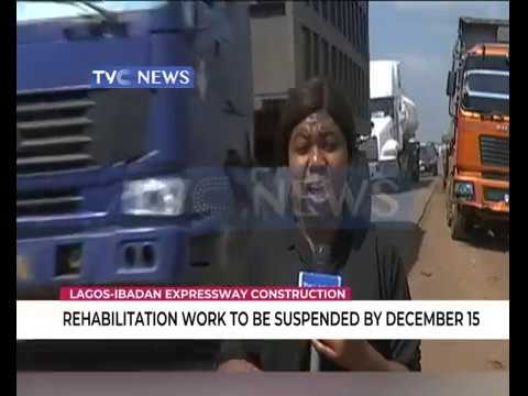 Rehabilitation work along Lagos-Ibadan exp. way to be suspended by Dec.