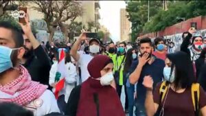 Riots-in-Lebanon-with-economy-in-crisis
