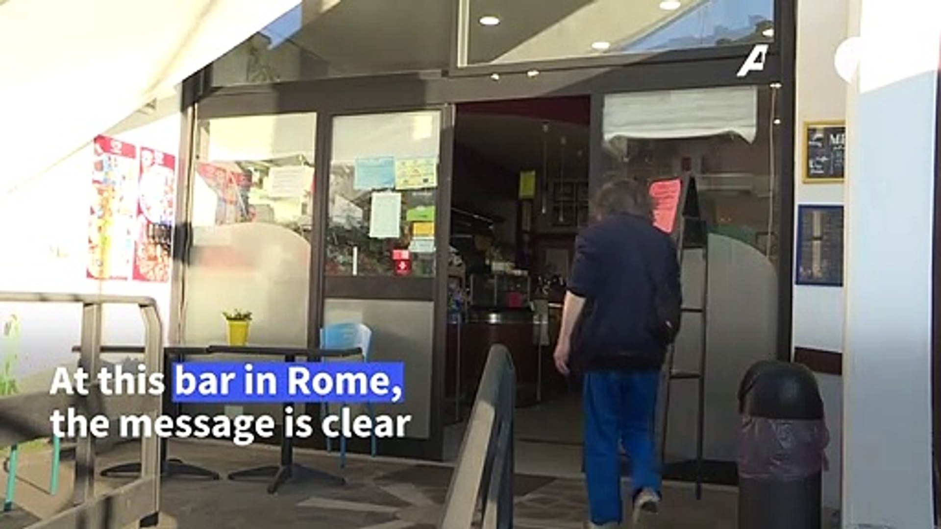 Rome-bar-bans-virus-talk